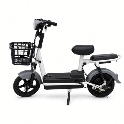 W4 14 Inch Electric Bicycle, Max Speed 25km/h, 350W, 48V Battery