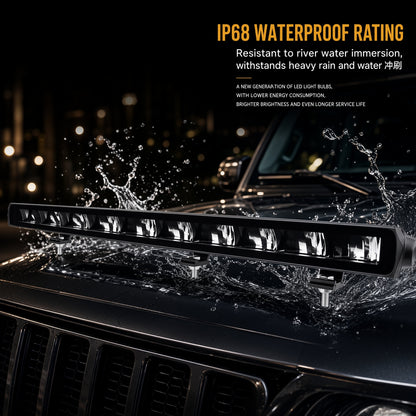 N1-160W-WY Off-Road LED Light Bar 31.5 Inch 160W 9-30V White Amber Dual Color Sanan 3570