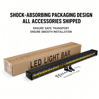 N2-180W-WY Off-Road LED Light Bar 38 Inch 180W 9-30V White Amber Dual Color IP67 Sanan 3570