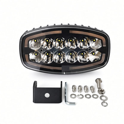 W175 9 Inch Truck LED Light 45-75W 9-30V 3000K-6500K Cree 3535 Aviation Aluminum