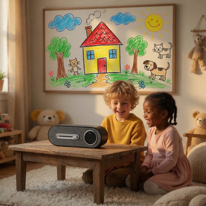 JY78-Pro AI Smart Bluetooth Speaker 10W Desktop Audio System with Translation Weather Radio and White Noise