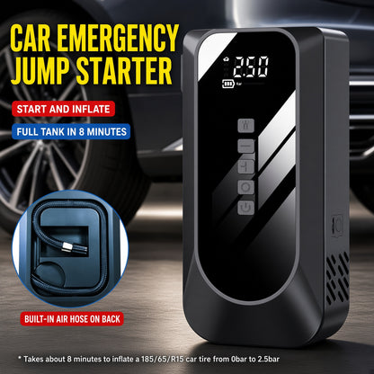 JUMP STARTER 961-6000MA Car Jump Starter and Inflator 23L/min Built-in Air Hose