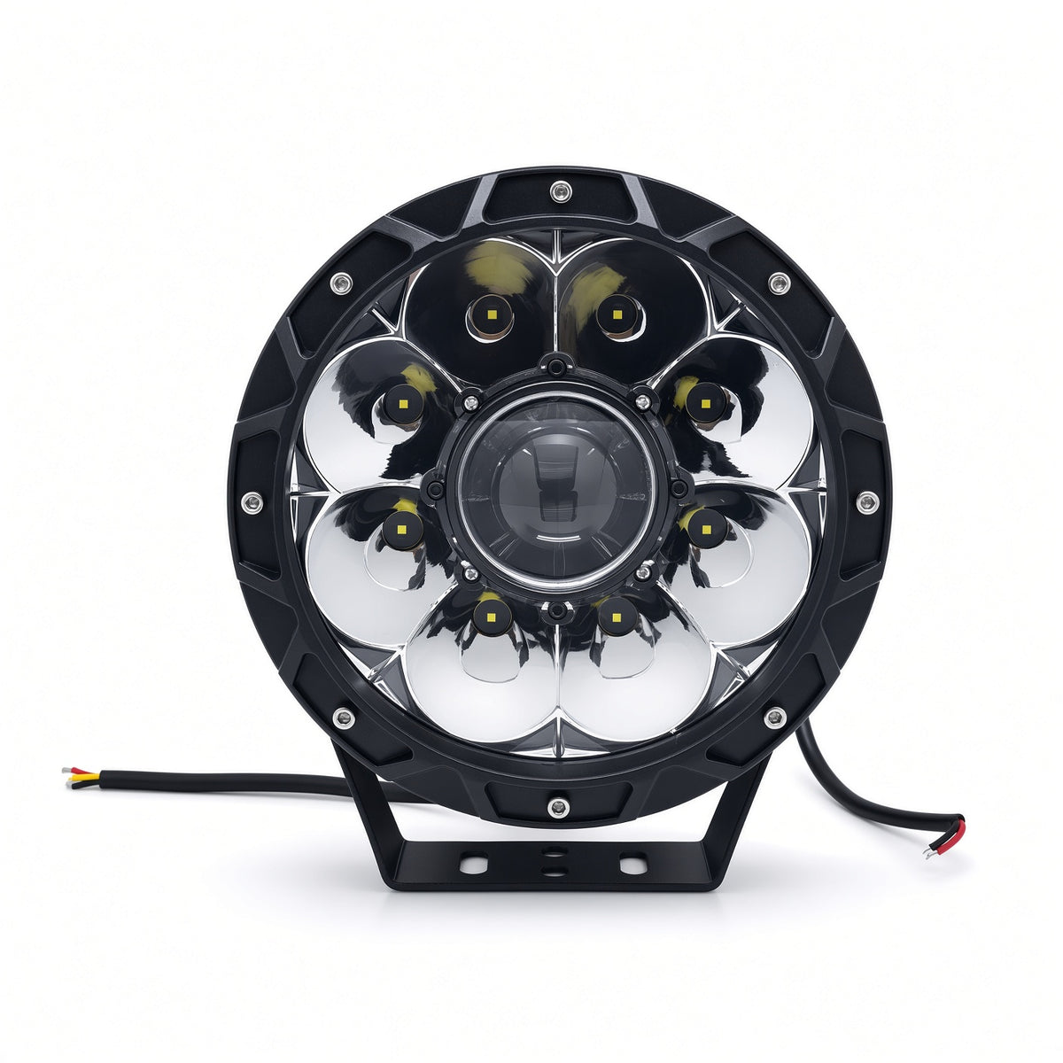 C7-R''SD-B-W 7 Inch Off-Road LED Light 120W 9-30V 6500K Cool White Cree 3535 Pair