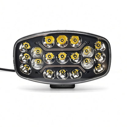 W172 9 Inch Truck LED Light 45-75W 9-30V 3000K-6500K Cree 3535 Aviation Aluminum