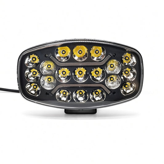 W172 9 Inch Truck LED Light 45-75W 9-30V 3000K-6500K Cree 3535 Aviation Aluminum