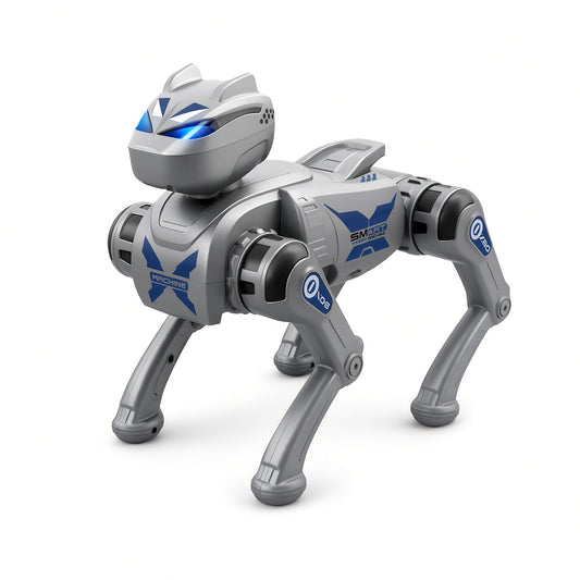 G1001 AI Smart Robot Dog Remote Control Walking Voice Touch Interaction Kids Companion Interactive Toy Learning Support Age 7-14