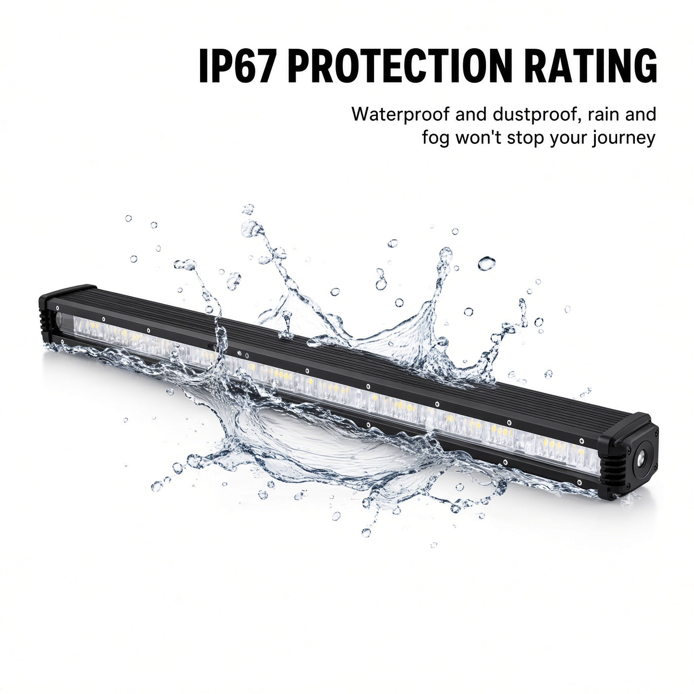 N2-180W-WY Off-Road LED Light Bar 38 Inch 180W 9-30V White Amber Dual Color IP67 Sanan 3570