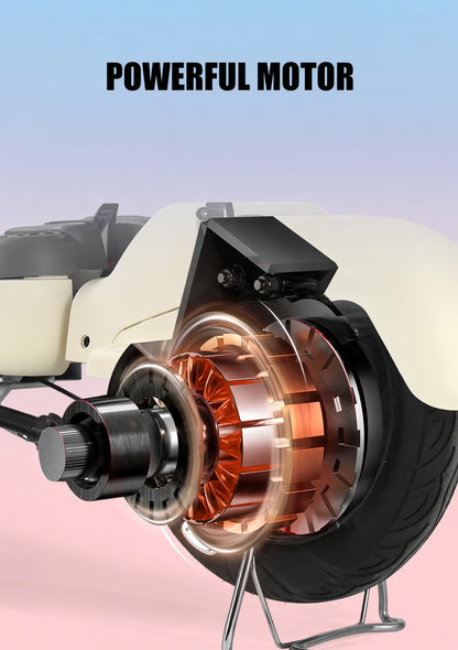 W9 Electric Scooter 350W Brushless Motor 48V 12Ah Lead-Acid/Lithium Optional 25-35km/h 25-60km Range