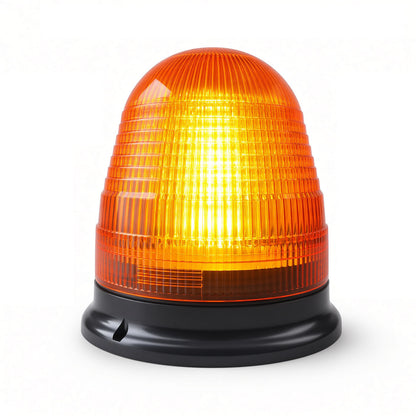 JD08 Warning Strobe Light 45W 9-24V Aviation Aluminum 3000K Amber 360 Degree Beacon