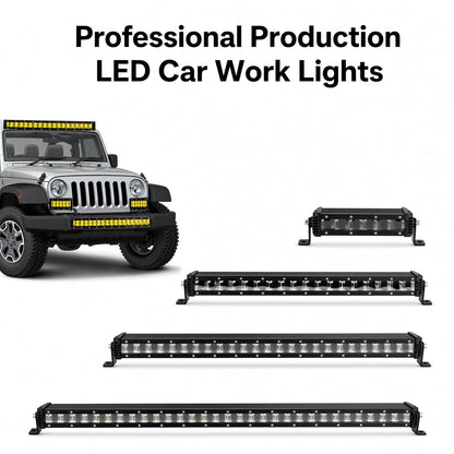 N2-180W-WY Off-Road LED Light Bar 38 Inch 180W 9-30V White Amber Dual Color IP67 Sanan 3570