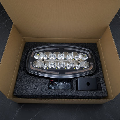 W175 9 Inch Truck LED Light 45-75W 9-30V 3000K-6500K Cree 3535 Aviation Aluminum