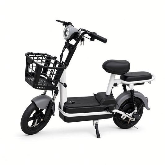 W4 14 Inch Electric Bicycle, Max Speed 25km/h, 350W, 48V Battery
