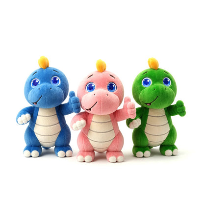 AI Plush Toy Vera Dinosaur AI Smart Plush Toy for Kids ChatGPT AI Companion Robot 69 Languages Voice Interaction Storytelling Learning Assistant Emotional Support Dinosaur Toy Birthday Gift