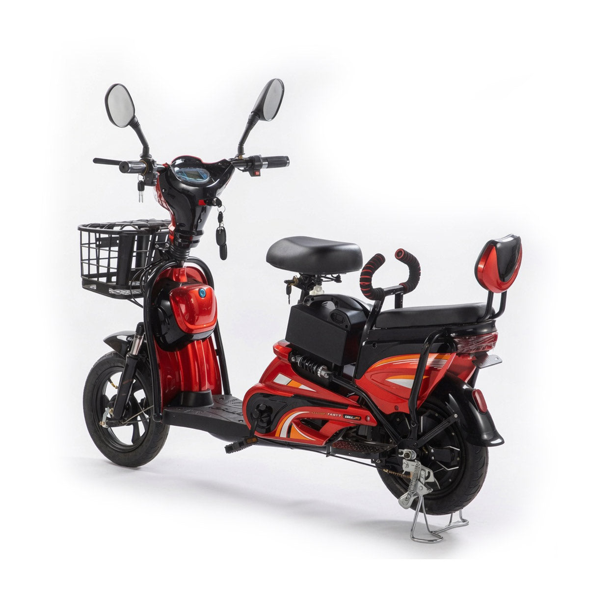 W6 14 Inch Electric Bicycle, Max Assisted Speed 25km/h, 350W, 48V12Ah