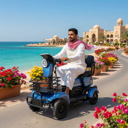 V1A Electric Quadrabike Scooter, Max Speed 25km/h, 30km Range, 600W Motor