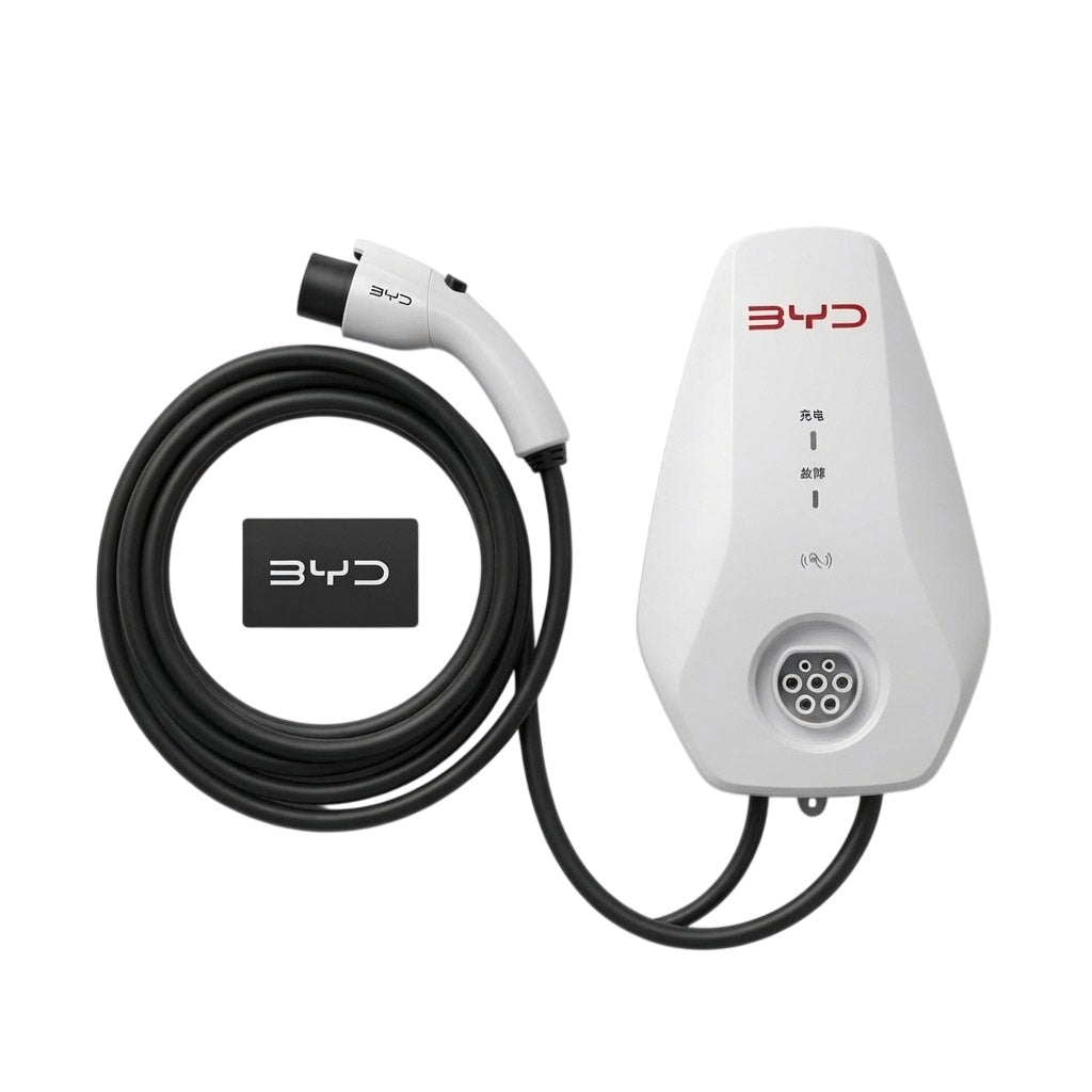 BYD 7KW EV AC Charger 220V Wall Mounted Home Charging Station New Energy Vehicle Charger IP54 Waterproof Design BYD Compatible Charger