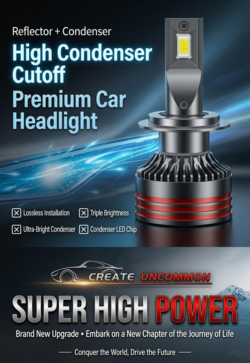 Y8 PRO-H1-6500K H1 H7 H11 LED Car Headlight Bulb 6500K White Light 50-65W High Brightness Aviation Aluminum Cooling Long Lifespan