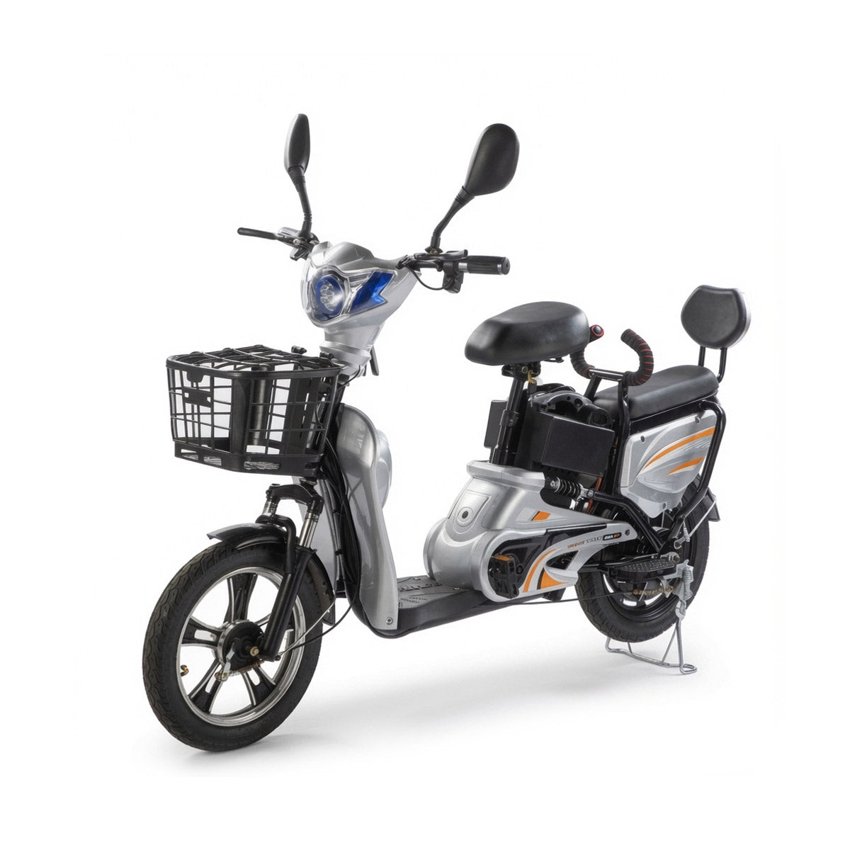 W6 14 Inch Electric Bicycle, Max Assisted Speed 25km/h, 350W, 48V12Ah