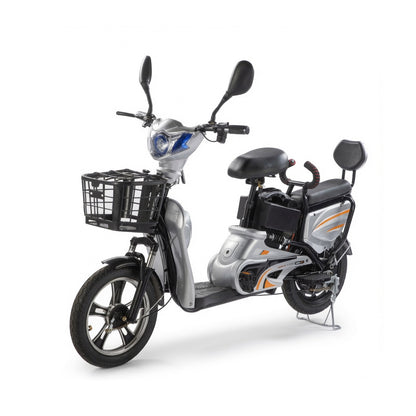 W6 14 Inch Electric Bicycle, Max Assisted Speed 25km/h, 350W, 48V12Ah