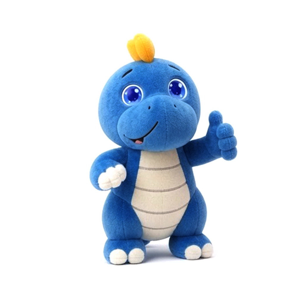 AI Plush Toy Vera Dinosaur AI Smart Plush Toy for Kids ChatGPT AI Companion Robot 69 Languages Voice Interaction Storytelling Learning Assistant Emotional Support Dinosaur Toy Birthday Gift